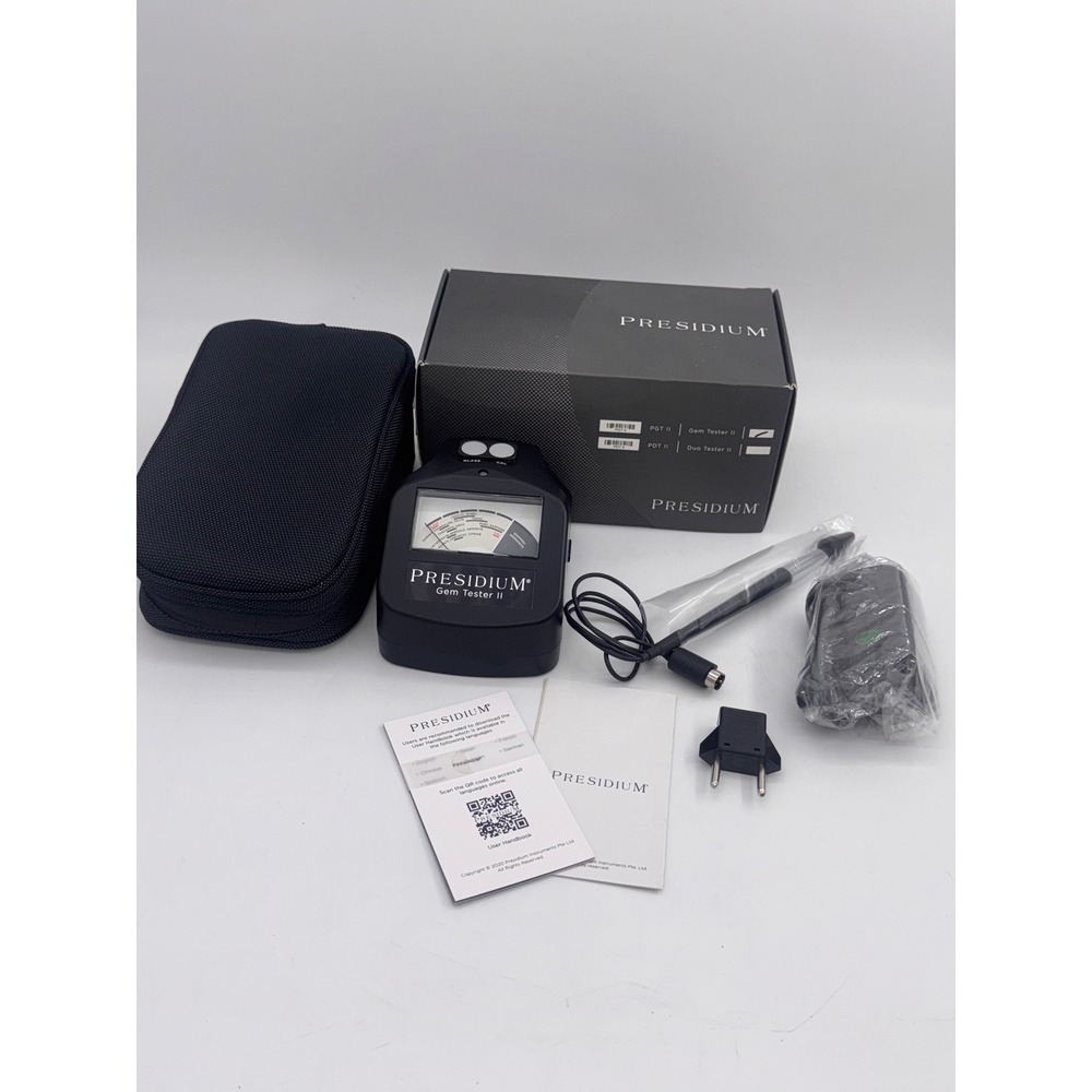 Presidium Gem Tester II PGT II ATC Jewelry Diamond Colored Stone Tester New
